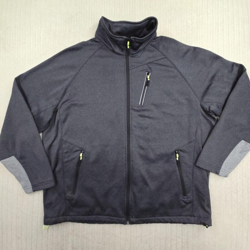 Red Head Jacket Mens 2XL Gray Fleece Lined Full‎ Zip Zip Pockets Outdoor Hiking